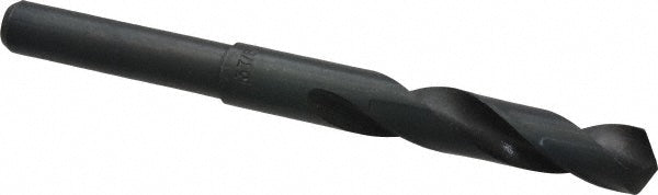 Value Collection 01340371 Reduced Shank Drill Bit 37/64'' Dia, 1/2'' Shank Dia, 118 °, High Speed Steel