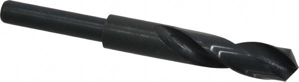Value Collection 01340462 Reduced Shank Drill Bit 23/32'' Dia, 1/2'' Shank Dia, 118 °, High Speed Steel
