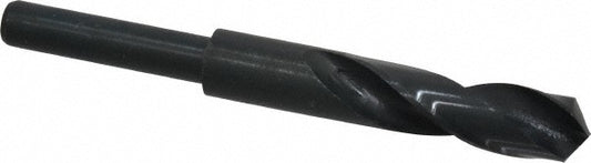 Value Collection 01340462 Reduced Shank Drill Bit 23/32'' Dia, 1/2'' Shank Dia, 118 °, High Speed Steel
