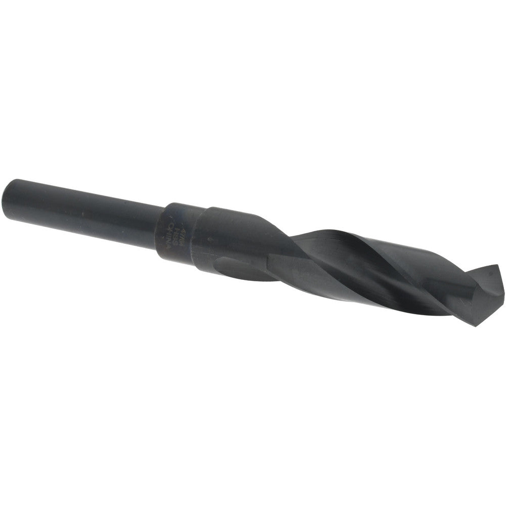 Value Collection 01340470 Reduced Shank Drill Bit 47/64'' Dia, 1/2'' Shank Dia, 118 °, High Speed Steel