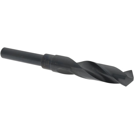 Value Collection 01340470 Reduced Shank Drill Bit 47/64'' Dia, 1/2'' Shank Dia, 118 °, High Speed Steel