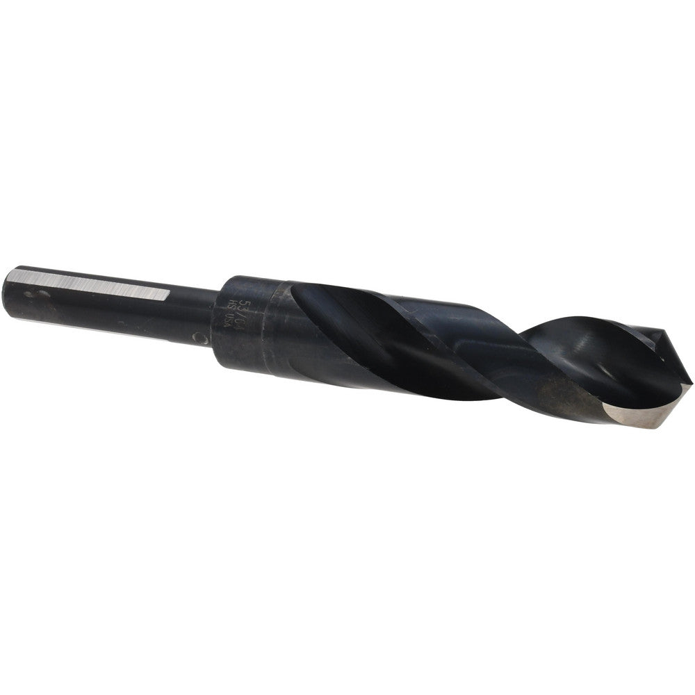 Value Collection 01340538 Reduced Shank Drill Bit 53/64" Dia, 1/2" Shank Dia, 118 deg Point, High-Speed Steel