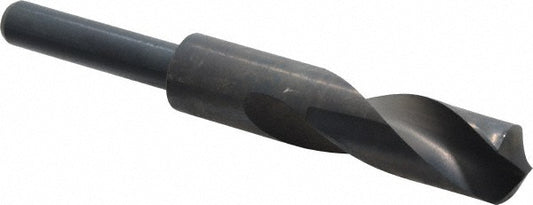 Value Collection 01340546 Reduced Shank Drill Bit 27/32'' Dia, 1/2'' Shank Dia, 118 °, High Speed Steel