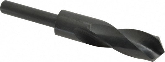 Value Collection 01340611 Reduced Shank Drill Bit 61/64'' Dia, 1/2'' Shank Dia, 118 °, High Speed Steel