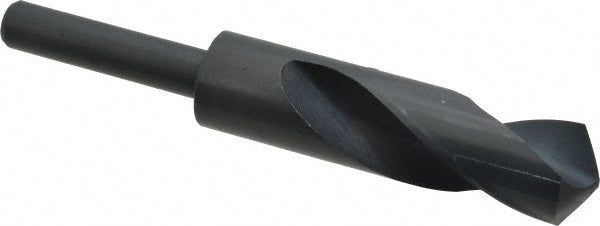 Value Collection 01340637 Reduced Shank Drill Bit 63/64'' Dia, 1/2'' Shank Dia, 118 °, High Speed Steel