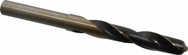 Value Collection 01343367 Reduced Shank Drill Bit 9/16'' Dia, 1/2'' Shank Dia, 118 °, Cobalt