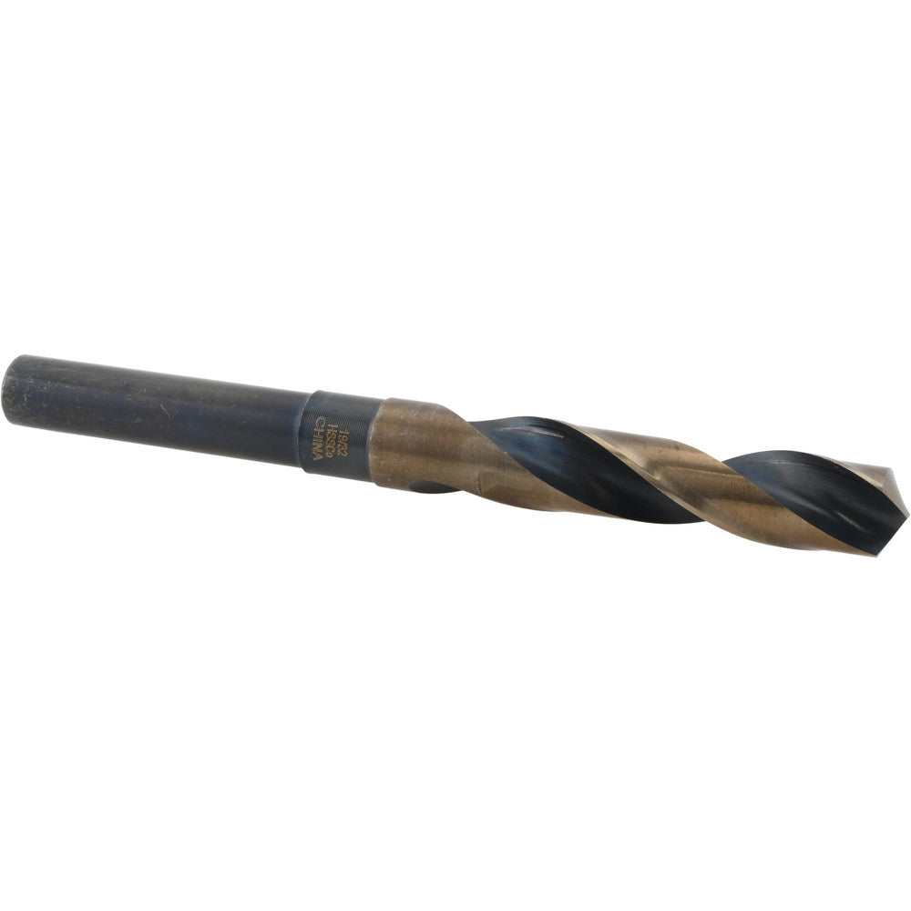 Value Collection 01343383 Reduced Shank Drill Bit 19/32'' Dia, 1/2'' Shank Dia, 118 °, Cobalt