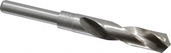 Value Collection 01343458 Reduced Shank Drill Bit 45/64'' Dia, 1/2'' Shank Dia, 118 °, Cobalt