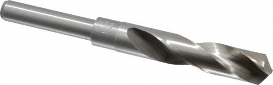 Value Collection 01343458 Reduced Shank Drill Bit 45/64'' Dia, 1/2'' Shank Dia, 118 °, Cobalt