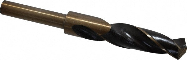 Value Collection 01343508 Reduced Shank Drill Bit 25/32'' Dia, 1/2'' Shank Dia, 118 °, Cobalt