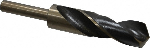 Value Collection 01343649 Reduced Shank Drill Bit 1'' Dia, 1/2'' Shank Dia, 118 °, Cobalt