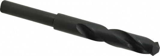 Value Collection 01344480 Reduced Shank Drill Bit 0.6496'' Dia, 1/2'' Shank Dia, 118 °, High Speed Steel