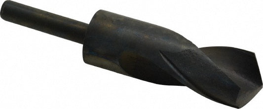 Value Collection 01344712 Reduced Shank Drill Bit 1.2992'' Dia, 1/2'' Shank Dia, 118 °, High Speed Steel