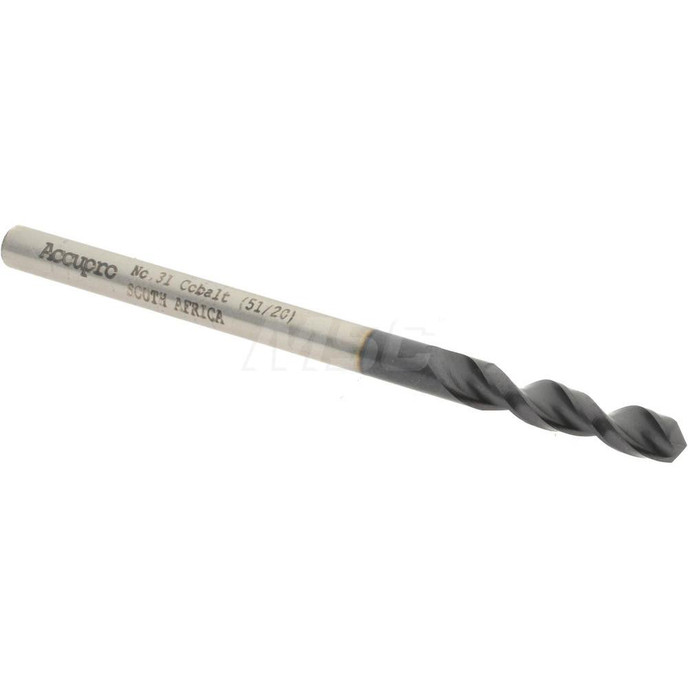 Accupro 1630305A-AC Screw Machine Length Drill Bit 0.12" Dia, 130 &deg, Cobalt