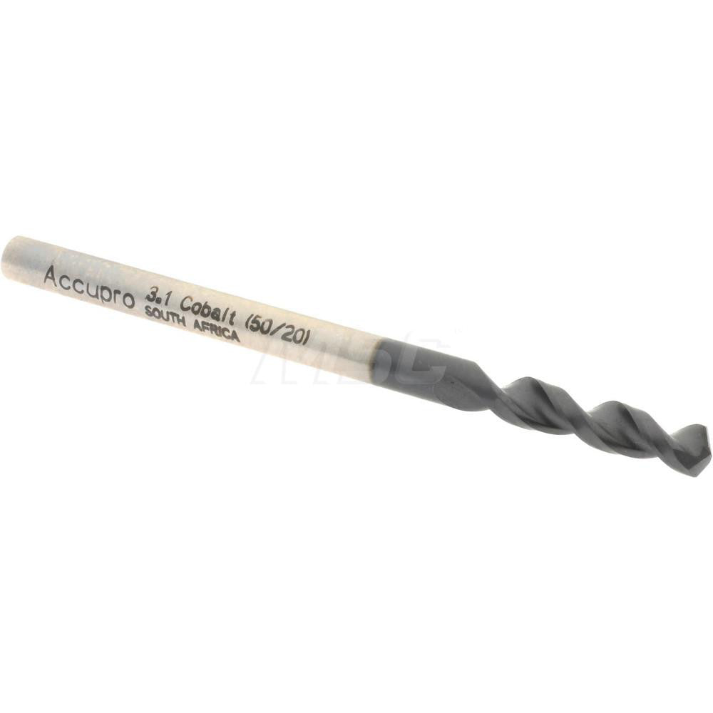 Accupro 1630310A-AC Screw Machine Length Drill Bit 0.122" Dia, 130 &deg, Cobalt