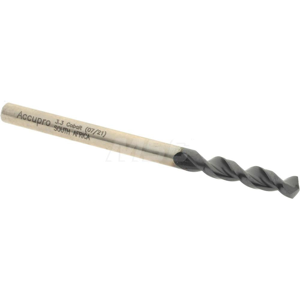 Accupro 1630330A-AC Screw Machine Length Drill Bit 0.1299" Dia, 130 &deg Point, Cobalt