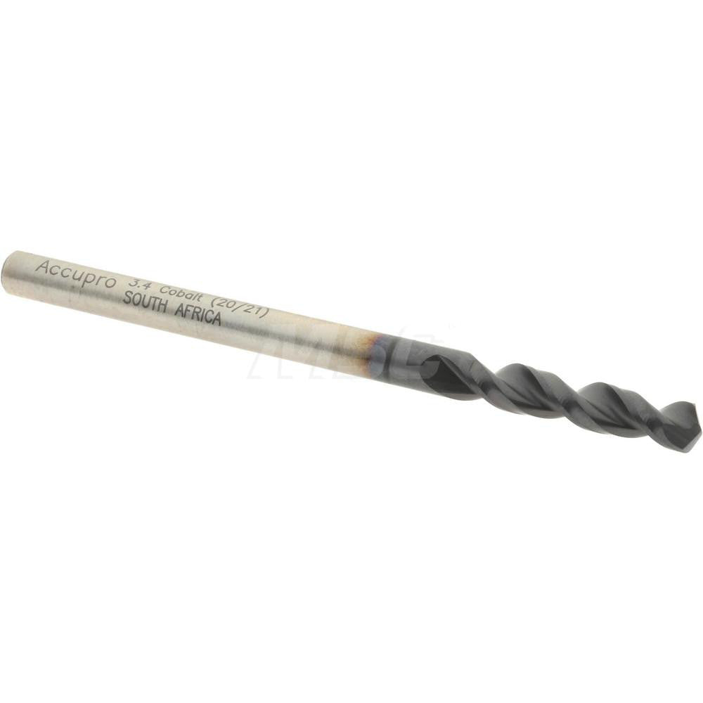 Accupro 1630340A-AC Screw Machine Length Drill Bit 0.1339" Dia, 130 &deg Point, Cobalt