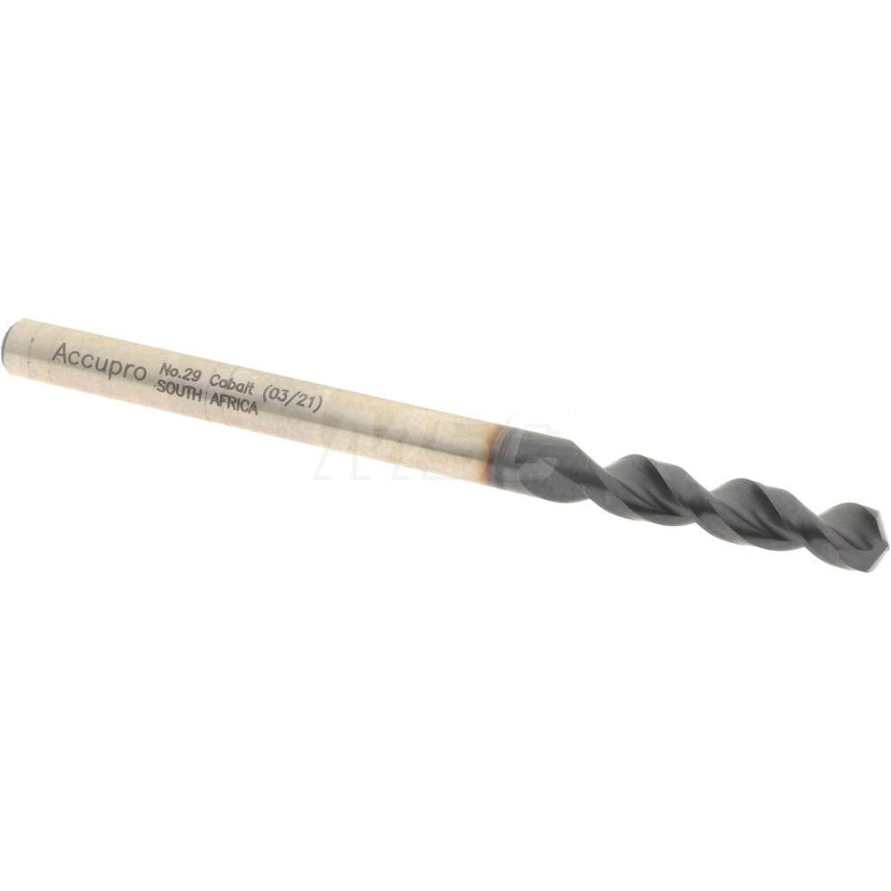 Accupro 1630345A-AC Screw Machine Length Drill Bit #29, 130 &deg Point, Cobalt