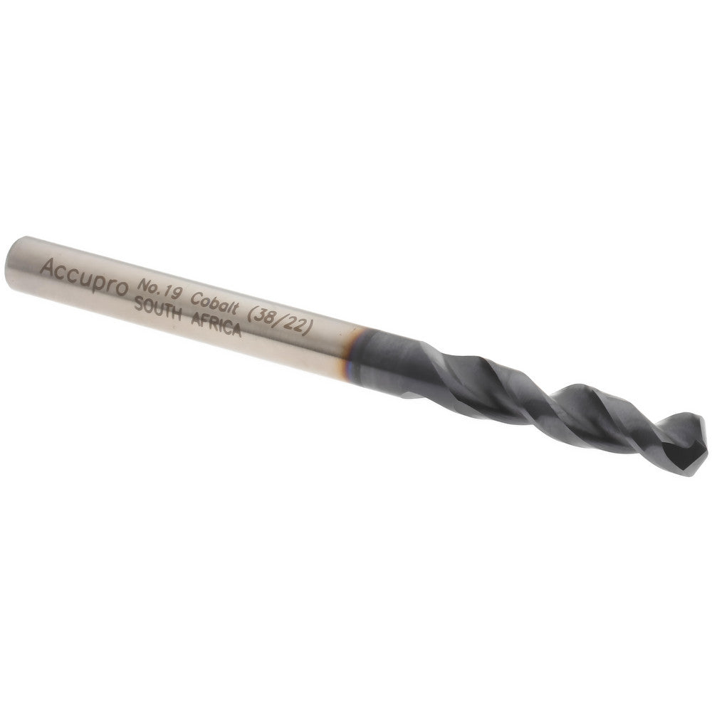 Accupro 1630422A-AC Screw Machine Length Drill Bit #19, 130 &deg Point, Cobalt