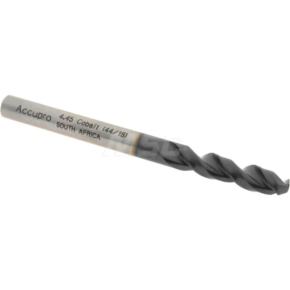 Accupro 1630445A-AC Screw Machine Length Drill Bit 0.1752" Dia, 130 &deg Point, Cobalt