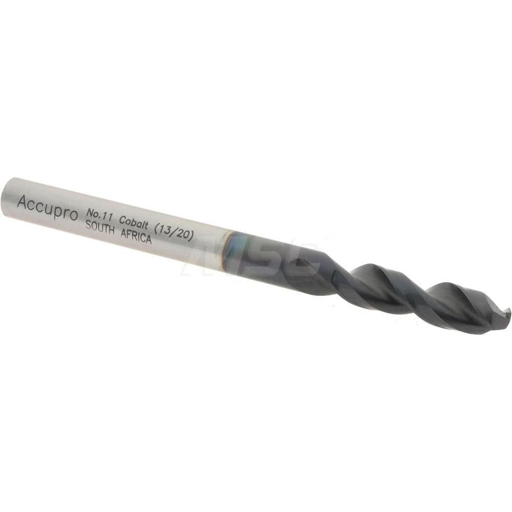 Accupro 1630485A-AC Screw Machine Length Drill Bit #11, 130 &deg Point, Cobalt