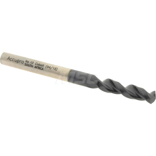 Accupro 1630492A-AC Screw Machine Length Drill Bit 0.1935" Dia, 130 &deg, Cobalt