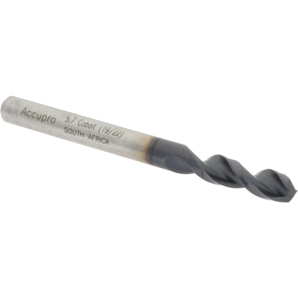 Accupro 1630570A-AC Screw Machine Length Drill Bit 0.2244" Dia, 130 &deg, Cobalt