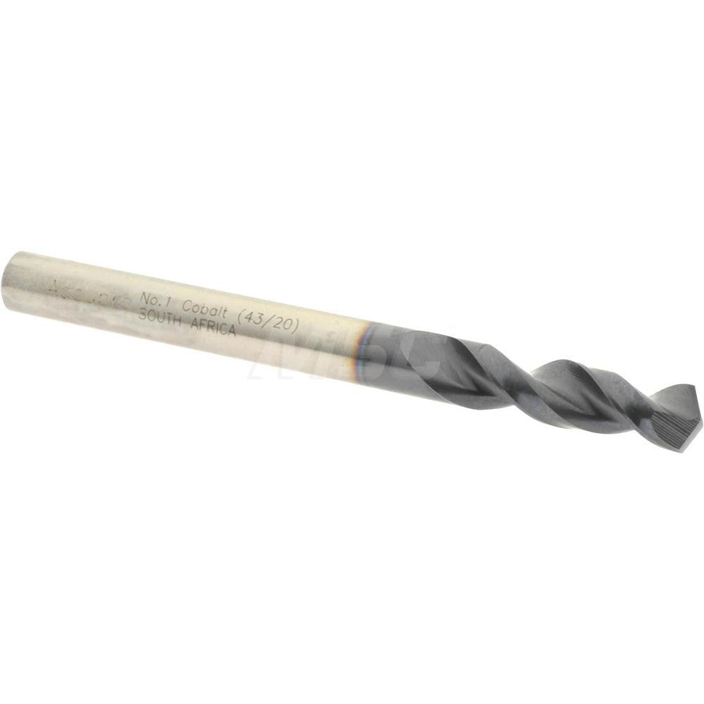 Accupro 1630579A-AC Screw Machine Length Drill Bit #1, 130 &deg Point, Cobalt