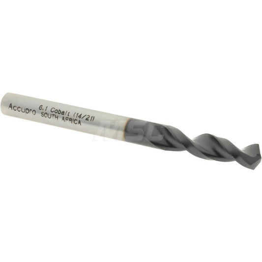 Accupro 1630610A-AC Screw Machine Length Drill Bit 0.2402" Dia, 130 &deg Point, Cobalt