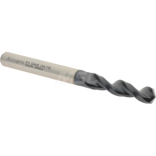 Accupro 1630640A-AC Screw Machine Length Drill Bit 0.252" Dia, 130 &deg, Cobalt
