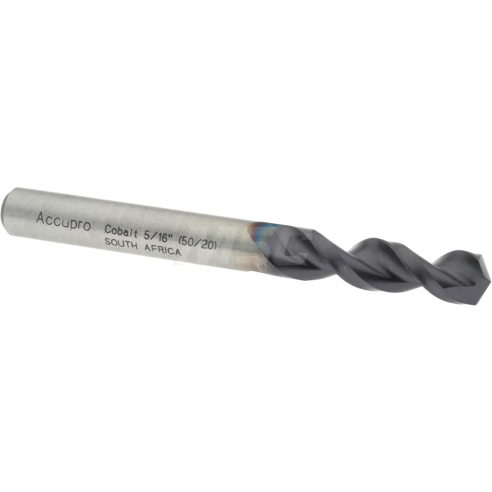 Accupro 1630794A-AC Screw Machine Length Drill Bit 0.3125" Dia, 130 &deg, Cobalt
