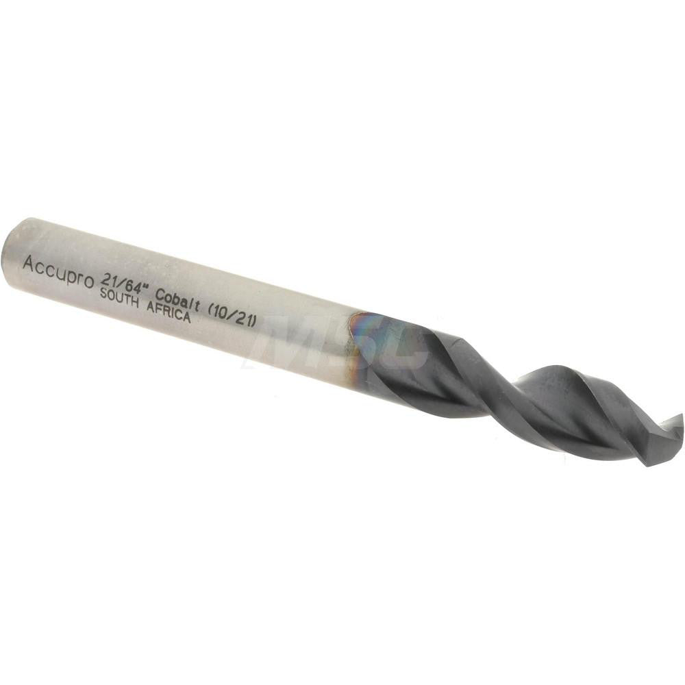 Accupro 1630833A-AC Screw Machine Length Drill Bit 0.3281" Dia, 130 &deg, Cobalt