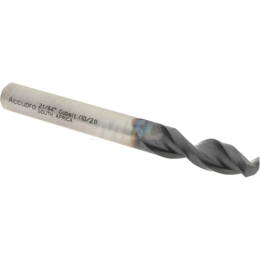 Accupro 1630833A-AC Screw Machine Length Drill Bit 0.3281" Dia, 130 &deg, Cobalt