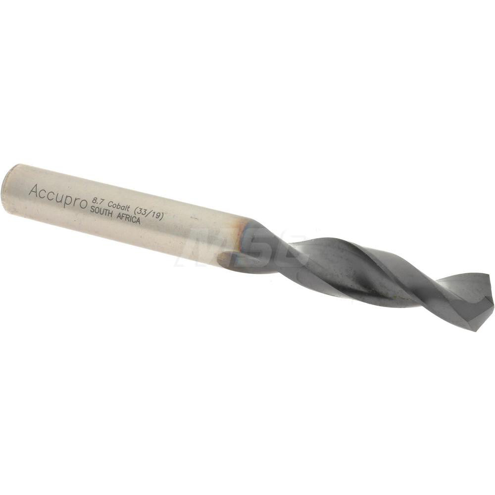 Accupro 1630870A-AC Screw Machine Length Drill Bit 0.3425" Dia, 130 &deg, Cobalt