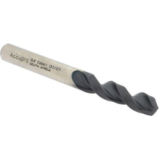 Accupro 1630890A-AC Screw Machine Length Drill Bit 0.3504" Dia, 130 &deg, Cobalt