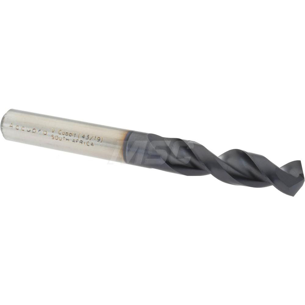 Accupro 1630958A-AC Screw Machine Length Drill Bit 0.377" Dia, 130 &deg, Cobalt