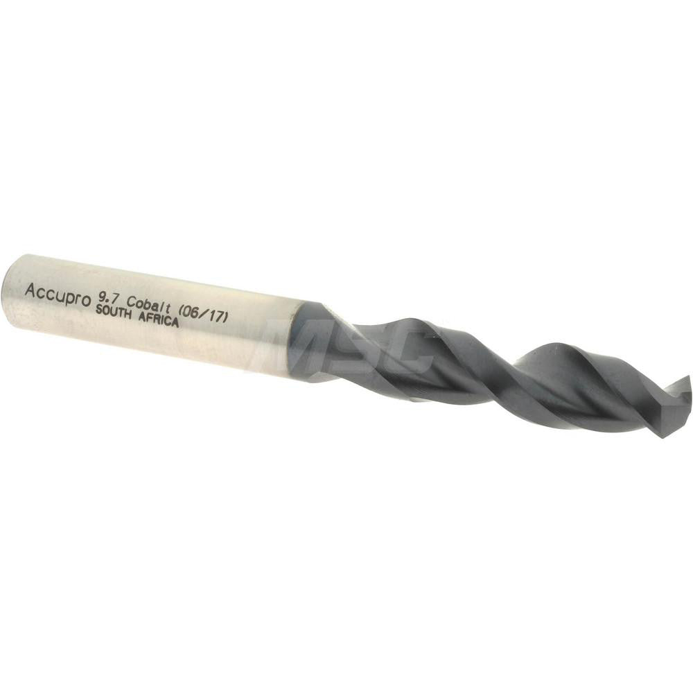Accupro 1630970A-AC Screw Machine Length Drill Bit 0.3819" Dia, 130 &deg Point, Cobalt