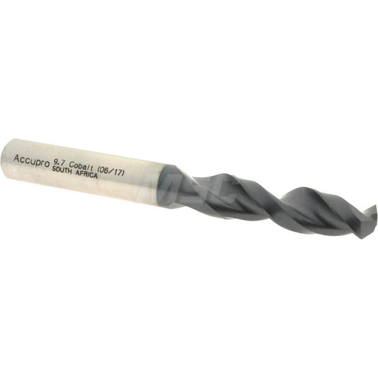 Accupro 1630970A-AC Screw Machine Length Drill Bit 0.3819" Dia, 130 &deg Point, Cobalt