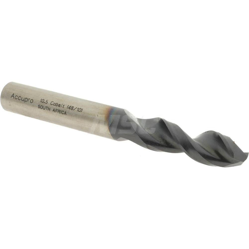 Accupro 1631050A-AC Screw Machine Length Drill Bit 0.4134" Dia, 130 &deg Point, Cobalt