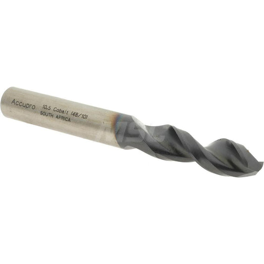 Accupro 1631050A-AC Screw Machine Length Drill Bit 0.4134" Dia, 130 &deg Point, Cobalt