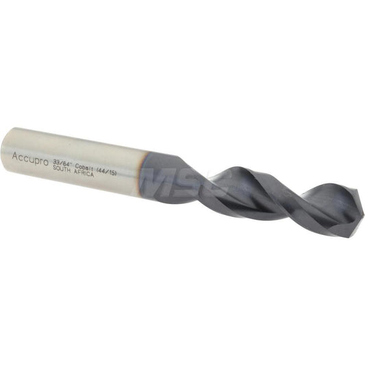 Accupro 1631310A-AC Screw Machine Length Drill Bit 0.5156" Dia, 130 &deg, Cobalt