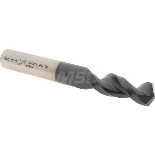 Accupro 1631349A-AC Screw Machine Length Drill Bit 0.5313" Dia, 130 &deg, Cobalt