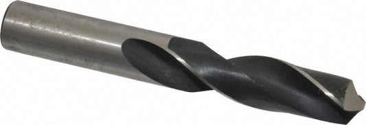 Value Collection 01350420 Screw Machine Length Drill Bit 21/32" Dia, 118 deg Point, High-Speed Steel