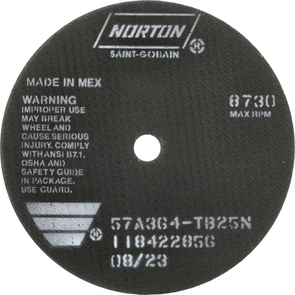 Norton 66252922673 Cut-Off Wheel 7" Dia, 1/16" Thick, 5/8" Hole, Aluminum Oxide