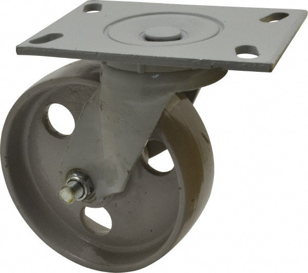 Fairbanks W26-6-IRB Swivel Top Plate Caster Semi-Steel, 6" Wheel Dia, 2" Wheel Width, 1,200 lb Capacity, 7-1/4" OAH