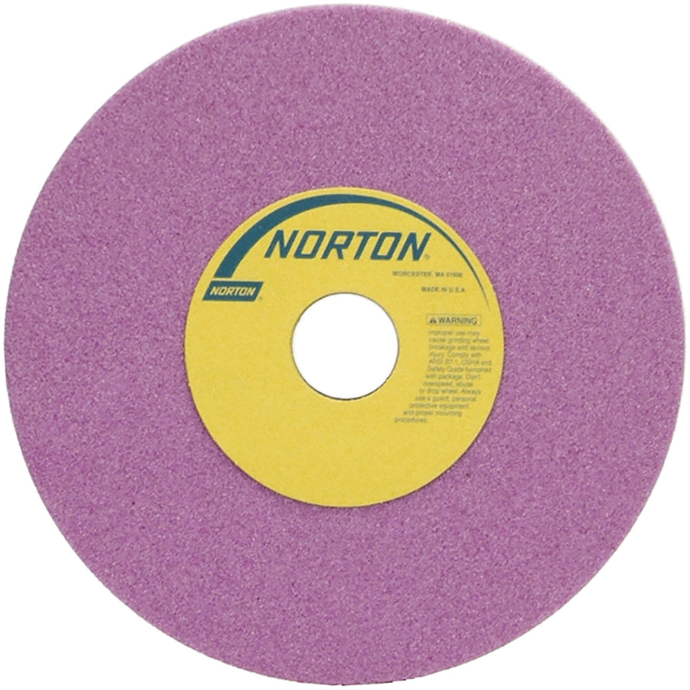 Norton 69936662932 Surface Grinding Wheel 8" Dia, 1/2" Thick, 1-1/4" Hole, 60 Grit, K Hardness