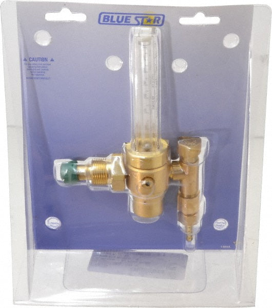 Techniweld USA BS1480AR 70 CFH, 580 CGA Inlet, Teflon Seat, Built In Relief Valve, 4,000 Max psi, Argon/CO2 Flowmeter Regulator