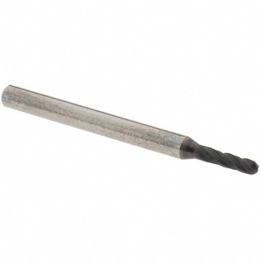 OSG 404-0781-BN11 Ball End Mill 0.0781" Dia, 0.25" LOC, 4 Flute, Solid Carbide