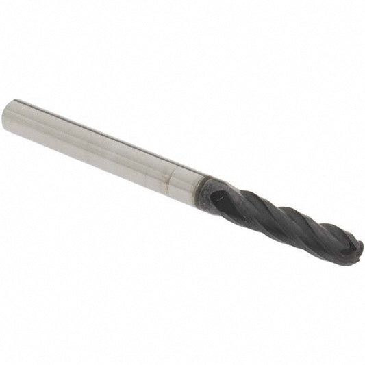 OSG 404-1250-BN11 Ball End Mill 0.125" Dia, 0.5" LOC, 4 Flute, Solid Carbide