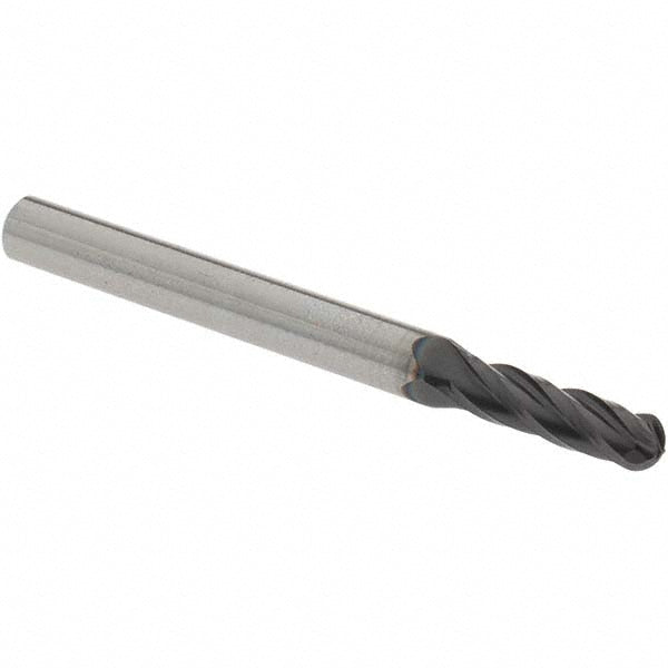 OSG 404-1562-BN11 Ball End Mill 0.1563" Dia, 0.5625" LOC, 4 Flute, Solid Carbide